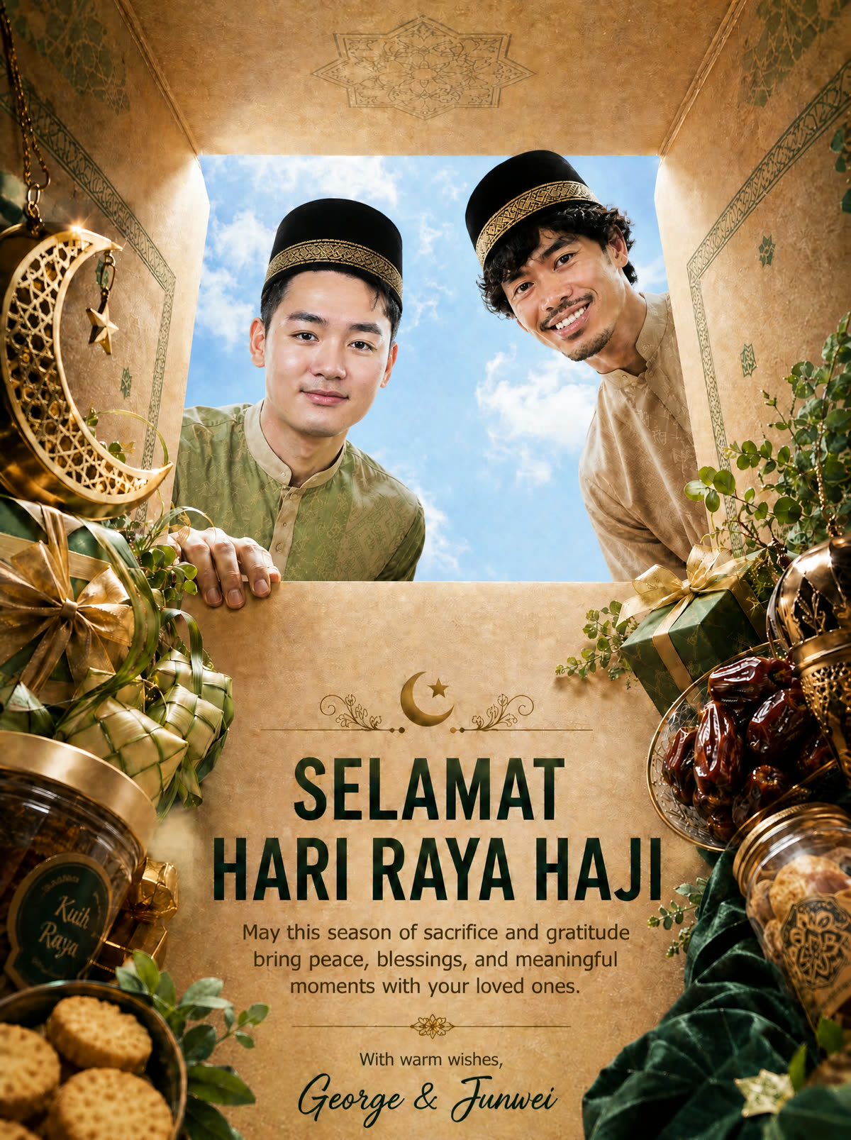 A festive Hari Raya brand greeting
